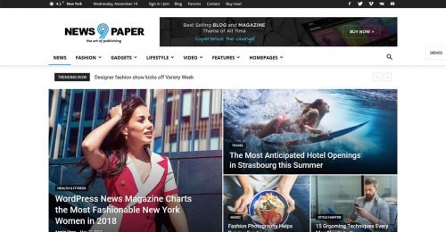 Newspaper WordPress Theme