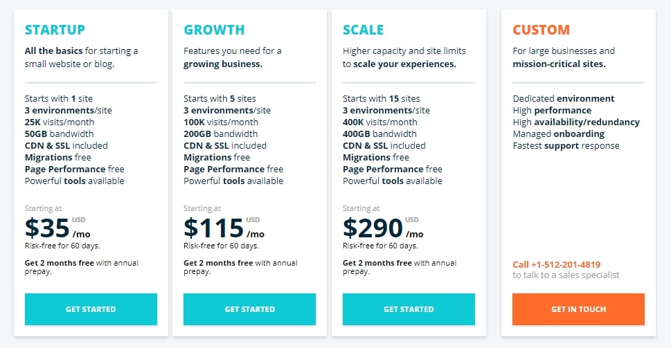 WP Engine Plans & Pricing