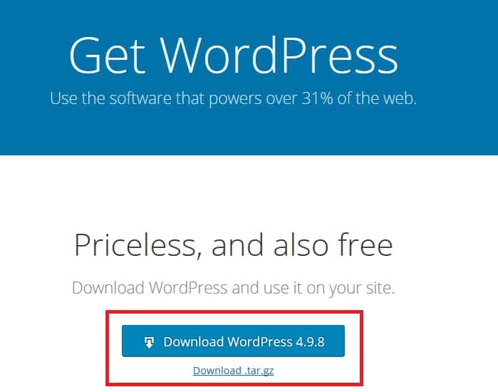 How To Setup WordPress Using FTP Step 1