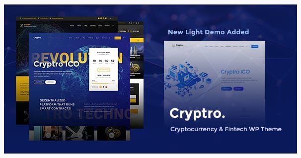 Cryptro WordPress Theme