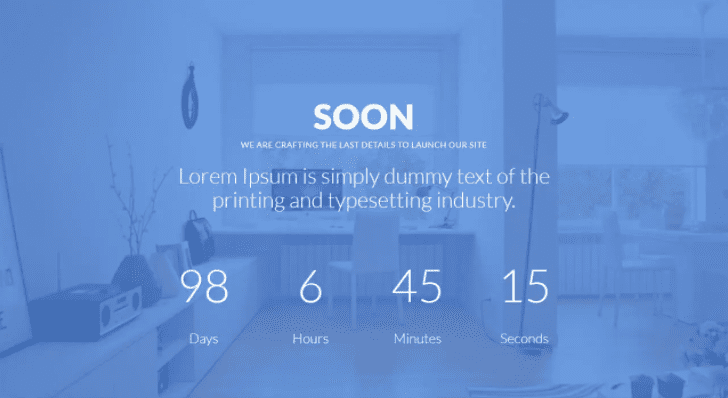 Soon – Under Construction Template